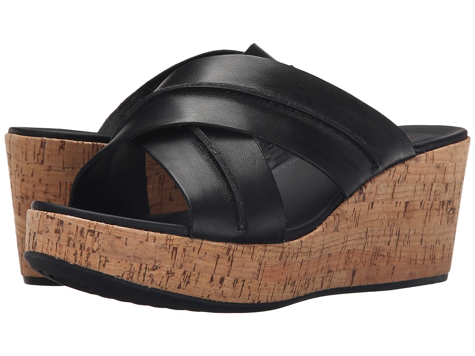 Hush Puppies Belinda Durante (Black Leather) Women