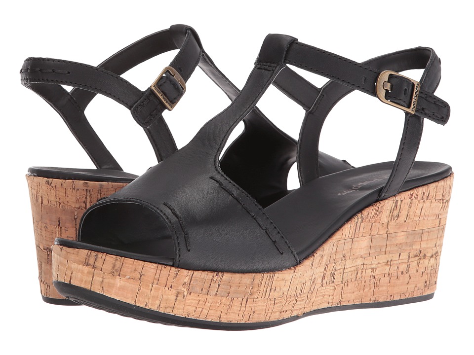 Hush Puppies Blakely Durante (Black Leather) Women