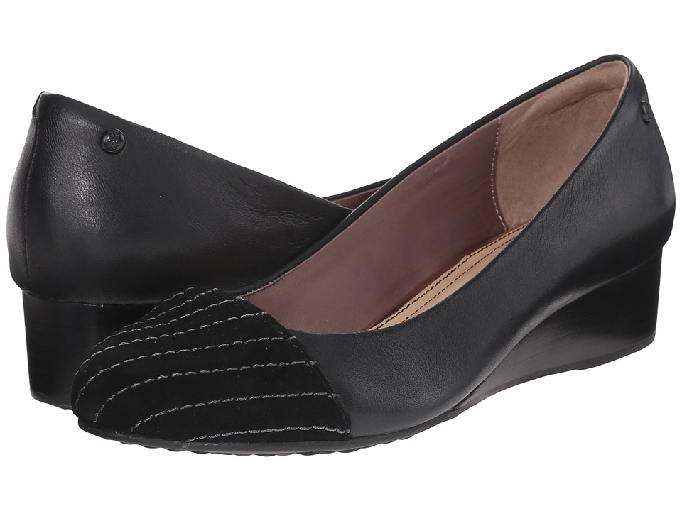 Hush Puppies Britt Admire (Black Leather/Suede) Women