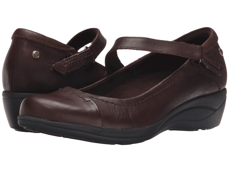 Hush Puppies Blanche Oleena (Dark Brown Leather) Women