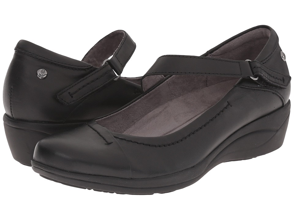 Hush Puppies Blanche Oleena (Black Leather) Women