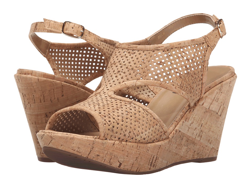 Vaneli Eleni (Natural Cork/Gold Buckle) Women