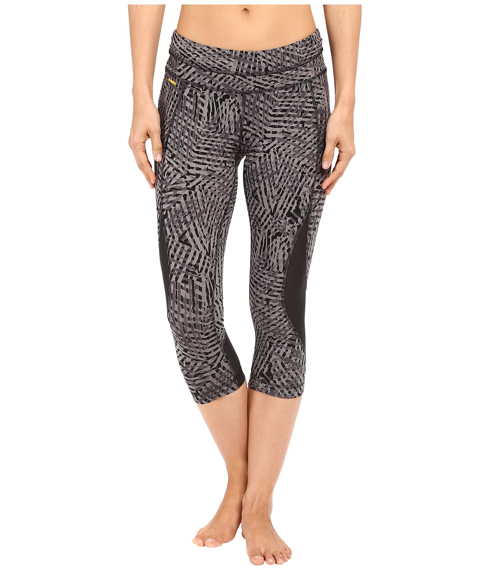 Lole Run Capris (Black Foliage) Women