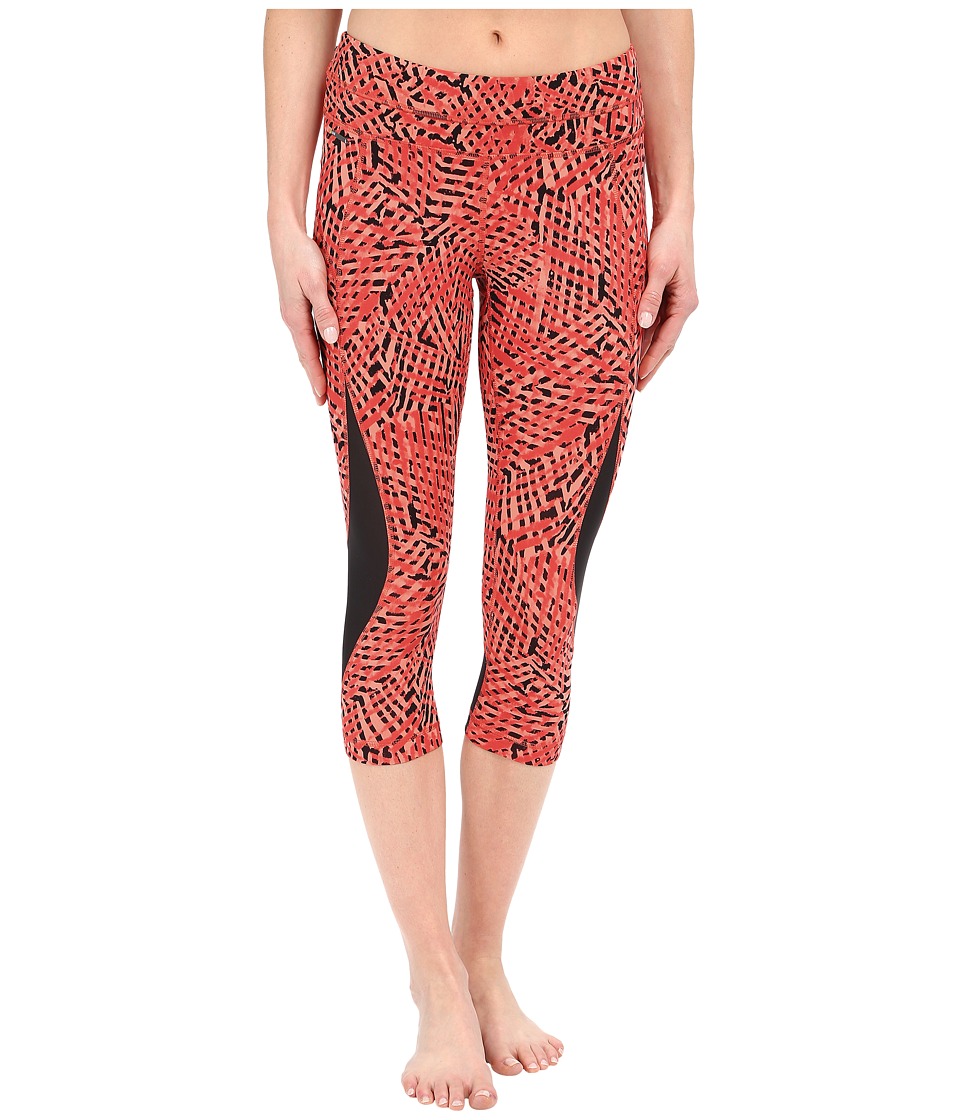 Lole Run Capris (Ruby Foliage) Women