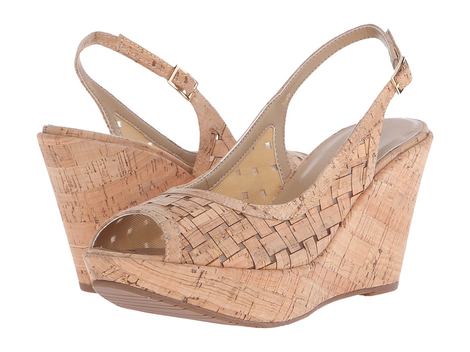 Vaneli Elissa (Natural Wicker Cork/Beige Mesh/Natural Cork) Women