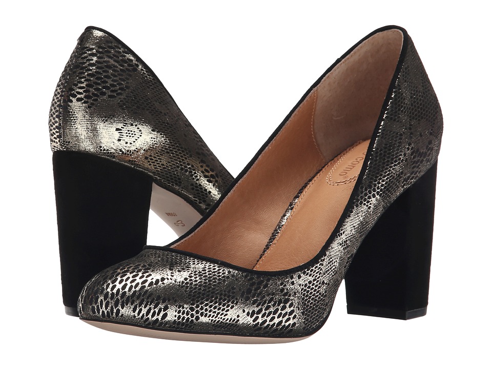 Corso Como Anya (Black/Gold Lace Suede) High Heels