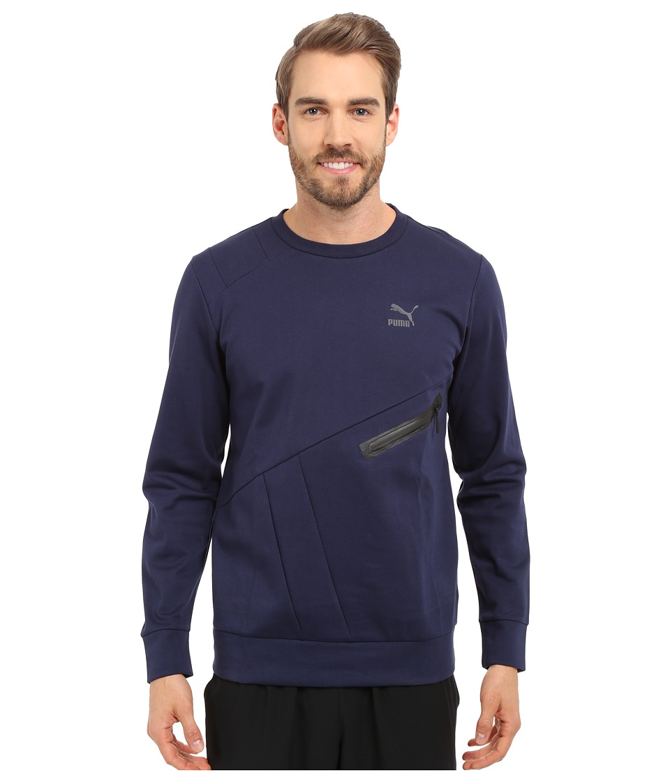 PUMA Evo Zip Crew (Peacoat) Men