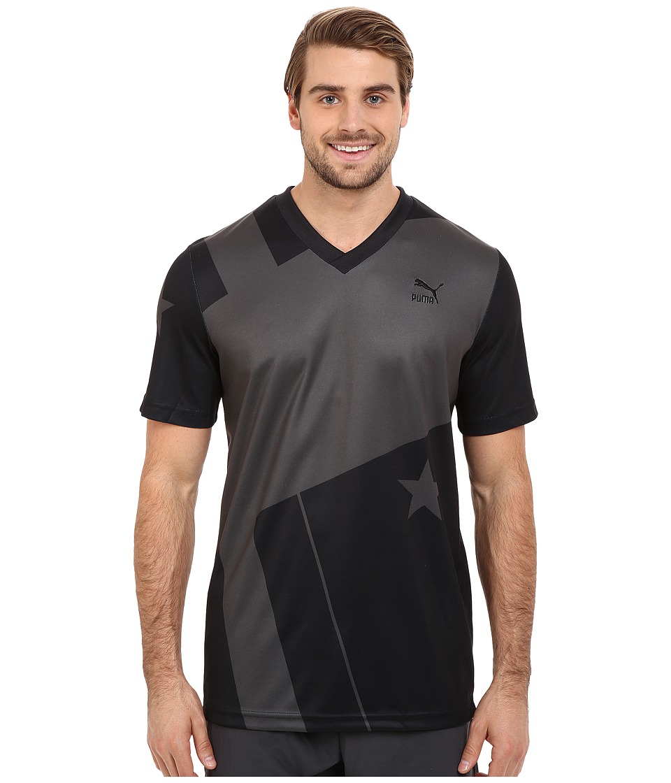 PUMA Football Stars and Stripes Tee (Dark Shadow) Men