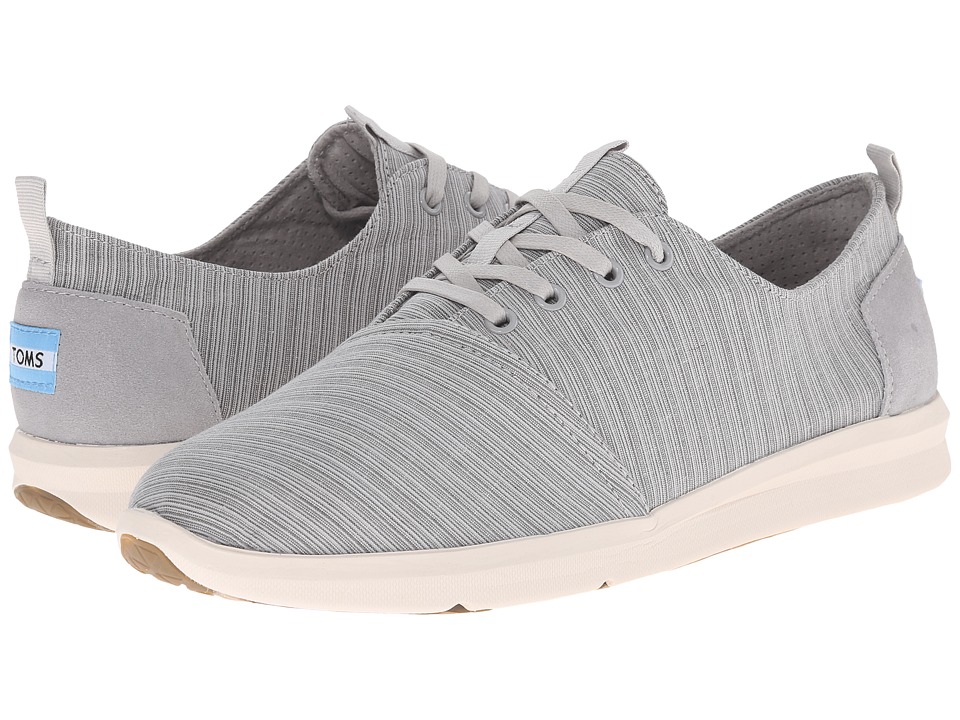TOMS - Viaje Sneaker (Vapor Grey Striped Linen) Men