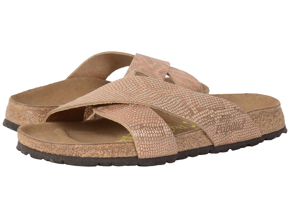 Birkenstock Daytona (Royal Python Brown Leather) Sandals