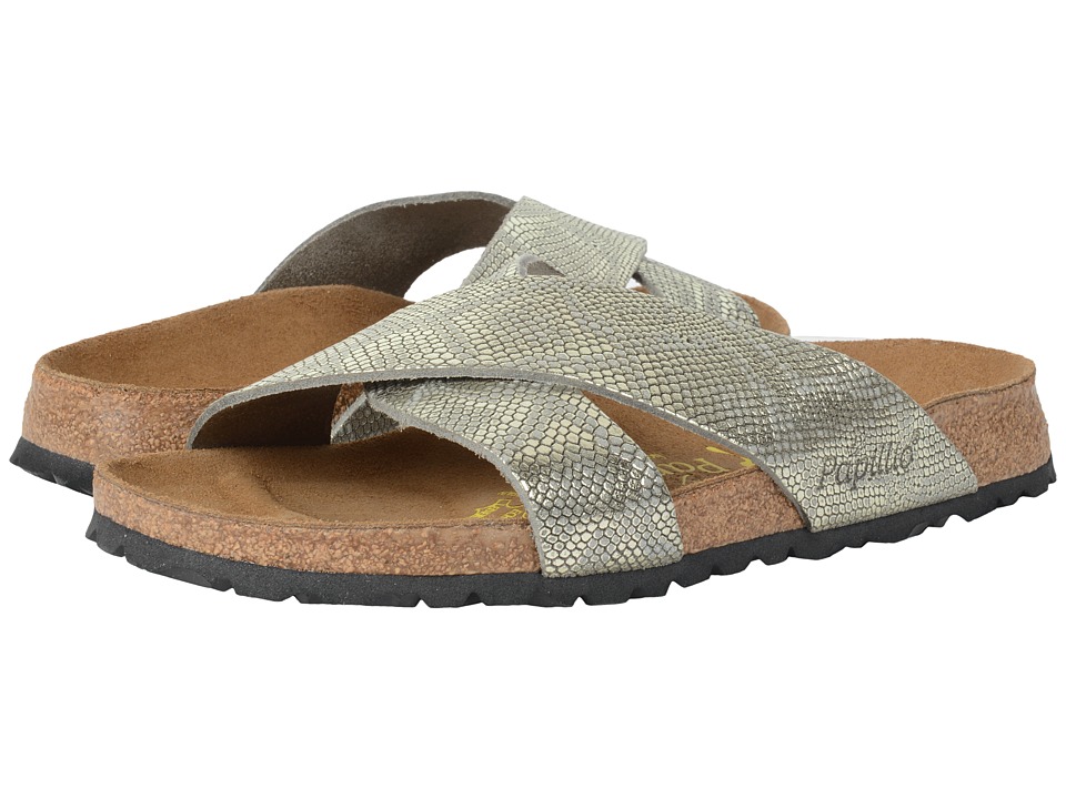 Birkenstock Daytona (Royal Python Grey Leather) Sandals