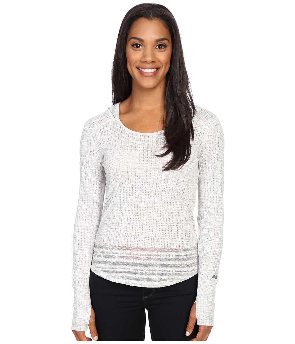 Marmot Natasha Burnout Hoodie (White 1) Women