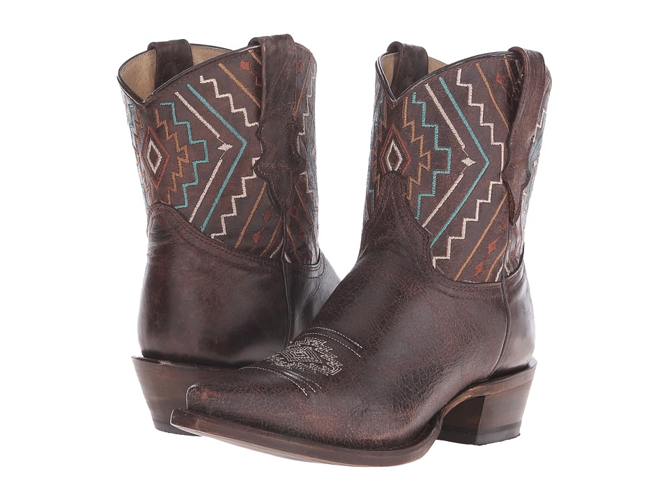 Roper - Southwest Shorty (Brown) Cowboy Boots