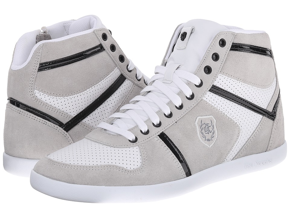 The Kooples - Sport Smooth and Split Leather Sneaker (White) Men