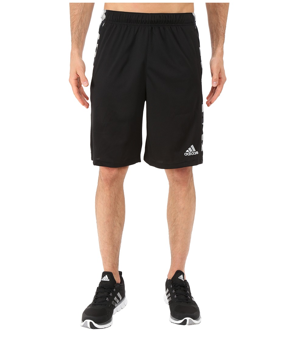 adidas Essential 3S Camo Shorts (Black/MGH Solid Grey/White) Men