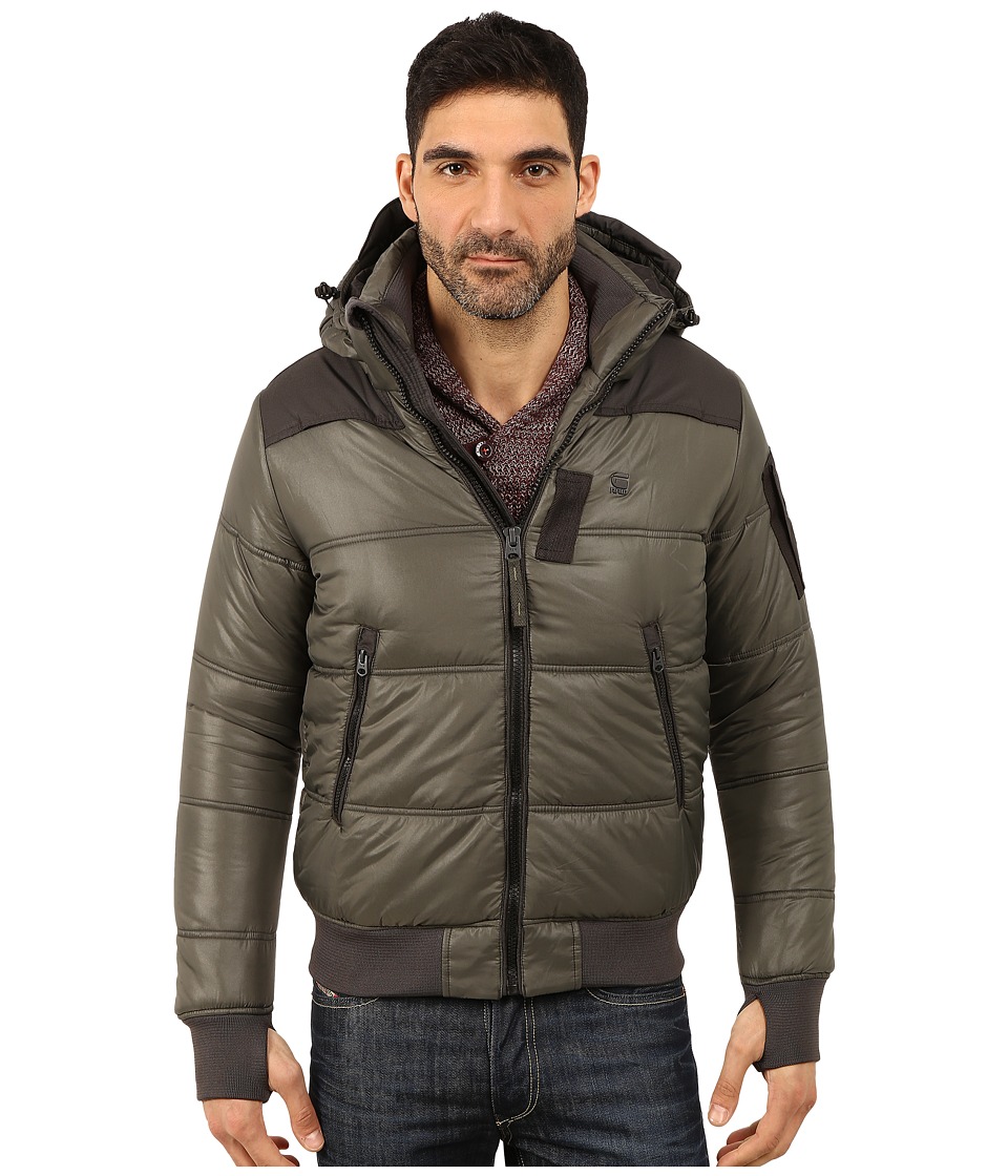 EAN 8718602845104 product image for G-Star - Whistler Hooded Bomber Jacket (Gs Grey) Men's Coat | upcitemdb.com
