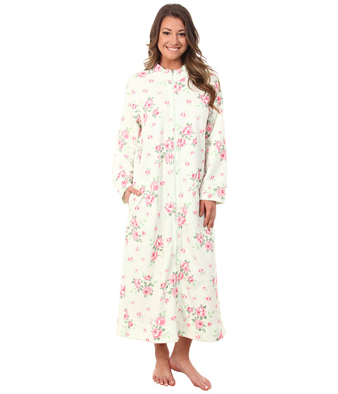 UPC 716274770302 product image for Carole Hochman - Zip Robe (Cascading Floral/Celadon) Women's Robe | upcitemdb.com