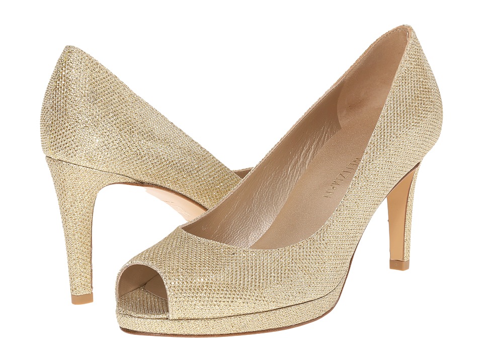 Stuart Weitzman Annamimic (Gold Noir) High Heels