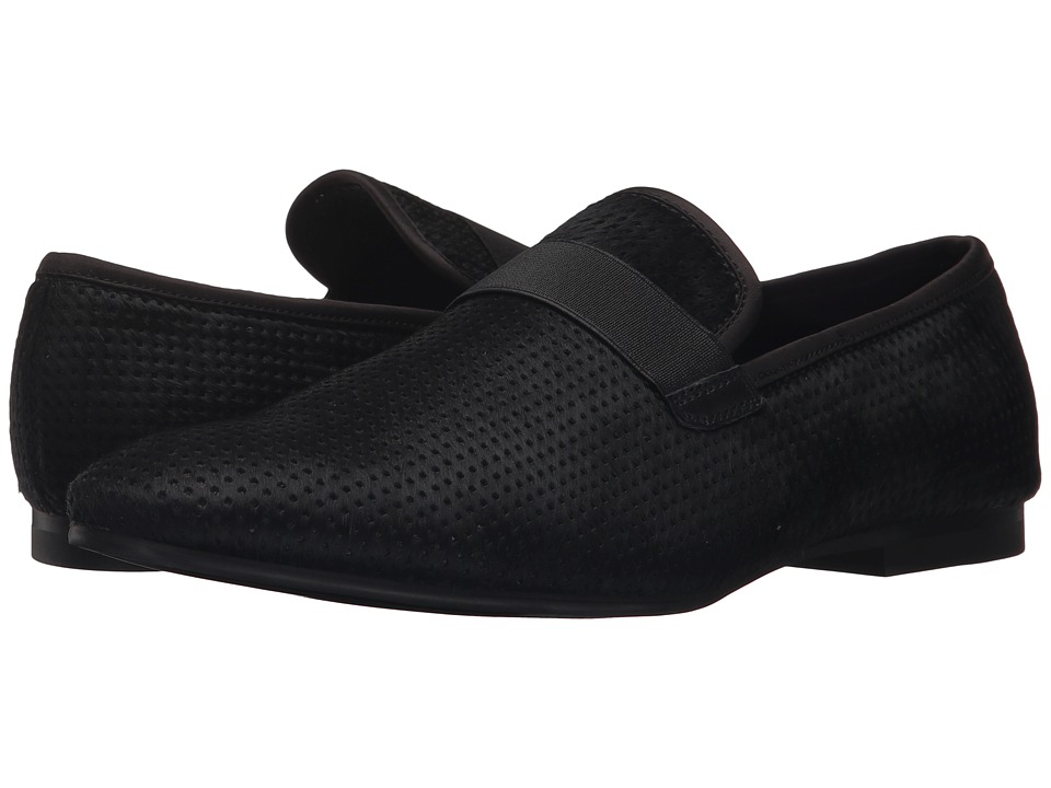 UPC 889655454518 product image for Calvin Klein - Nemo (Black Haircalf) Men's Slip on  Shoes | upcitemdb.com