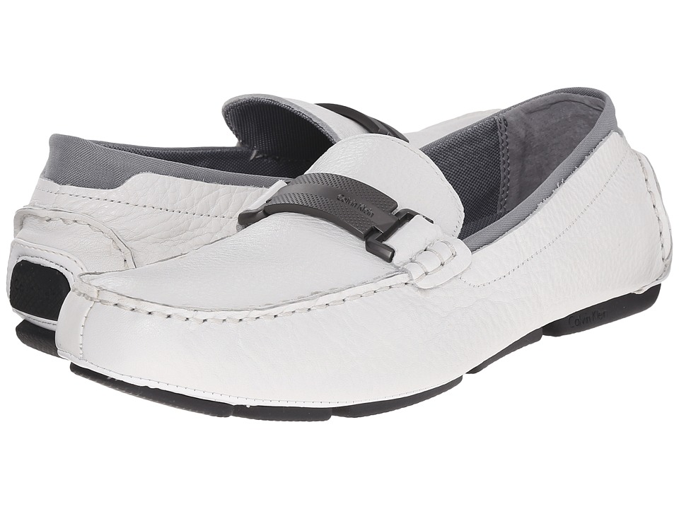 Calvin Klein Maxim (White Tumbled Leather) Men
