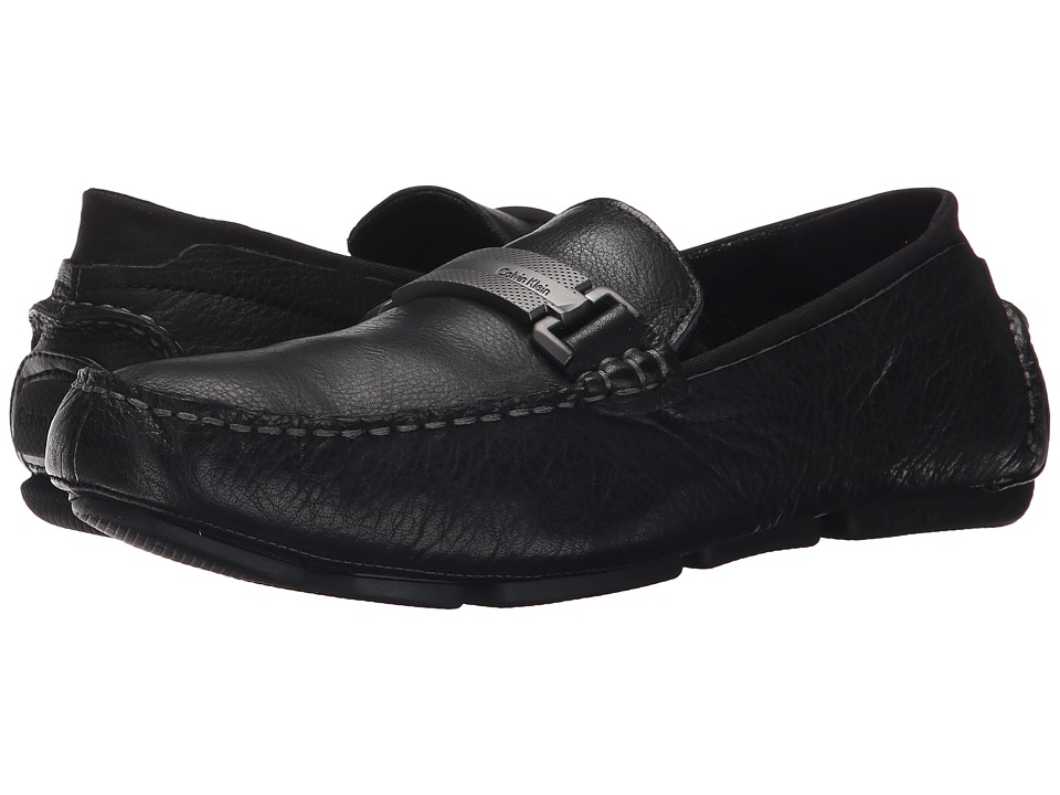 Calvin Klein Maxim (Black Tumbled Leather) Men