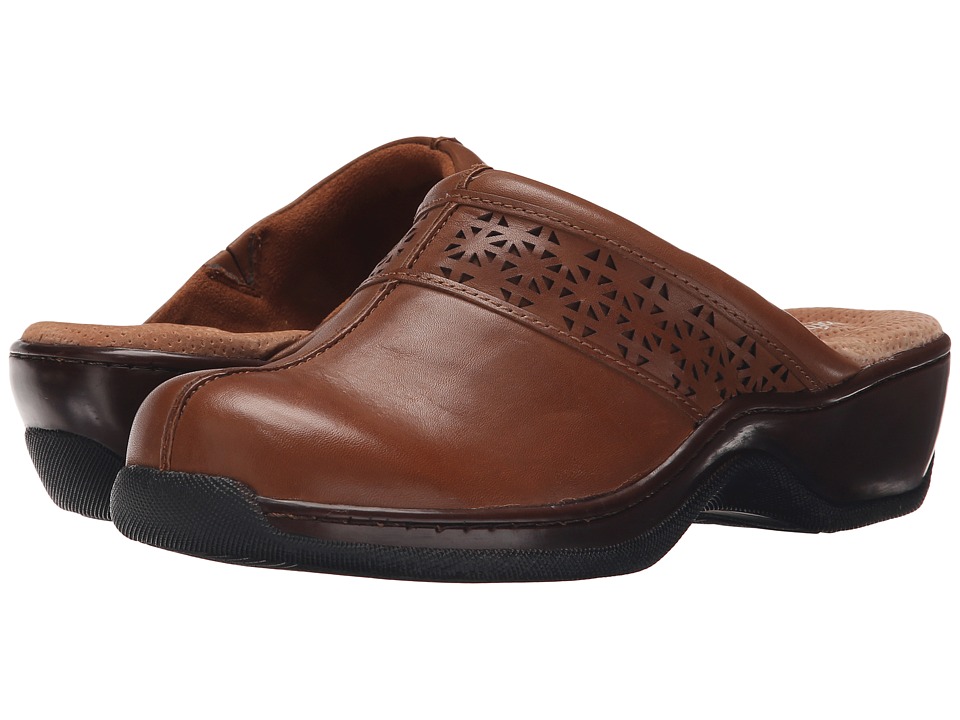 SoftWalk Abby Laser (Cognac Full Grain Nappa) Women