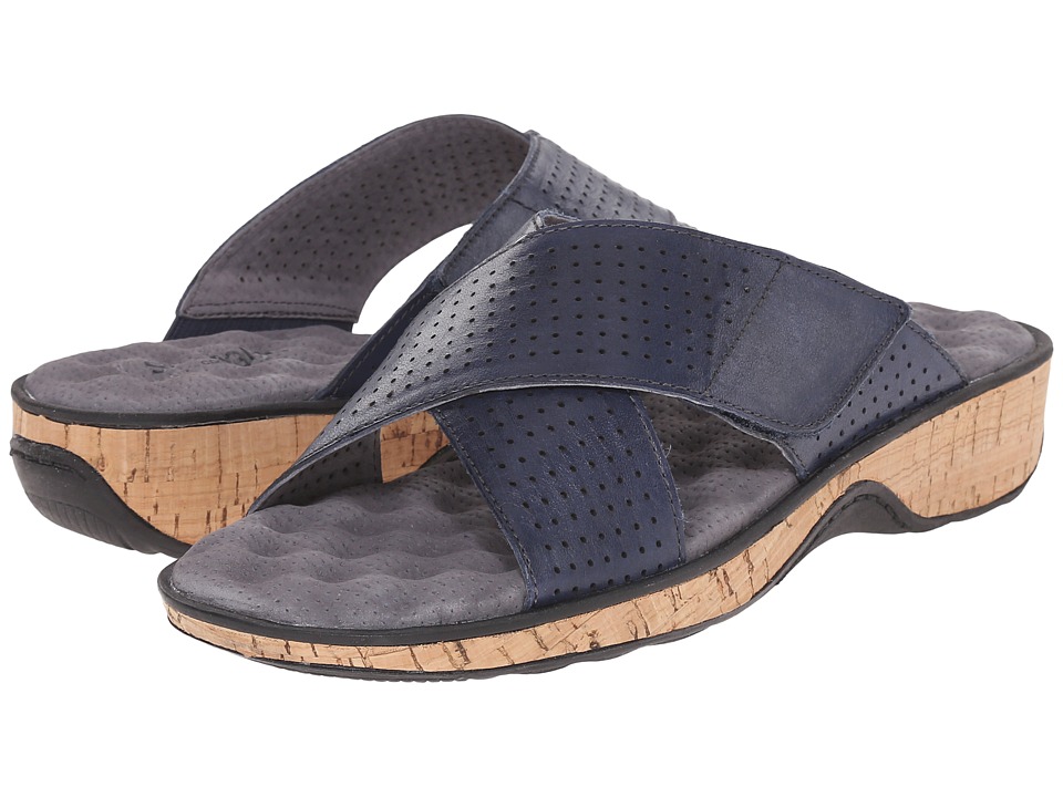 SoftWalk Bozeman (Navy Veg Calf Leather) Women