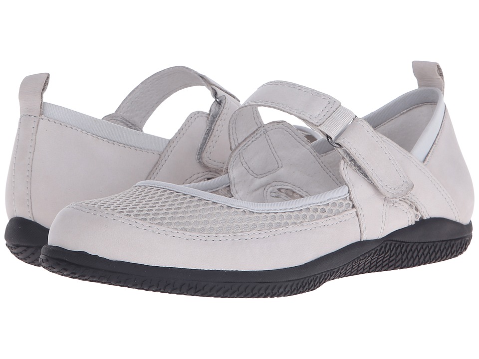 SoftWalk Haddley (Light Grey Nubuck Leather/Soft Mesh Fabric) Women