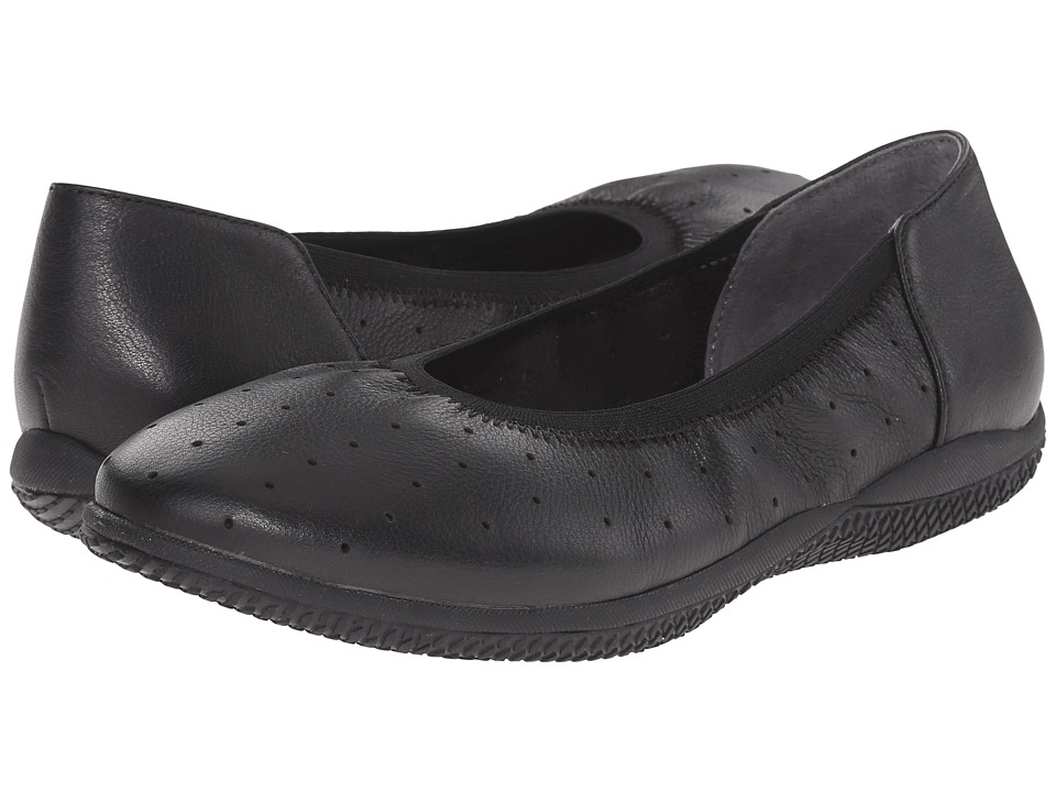 SoftWalk Hampshire (Black Veg Tumbled Leather) Women