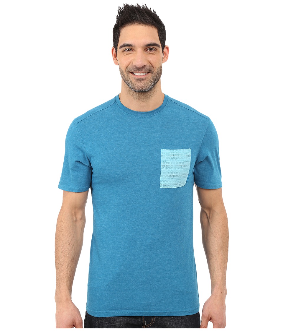 Merrell Pasco Printed Pocket Crew Tee (Celestial Heather) Men