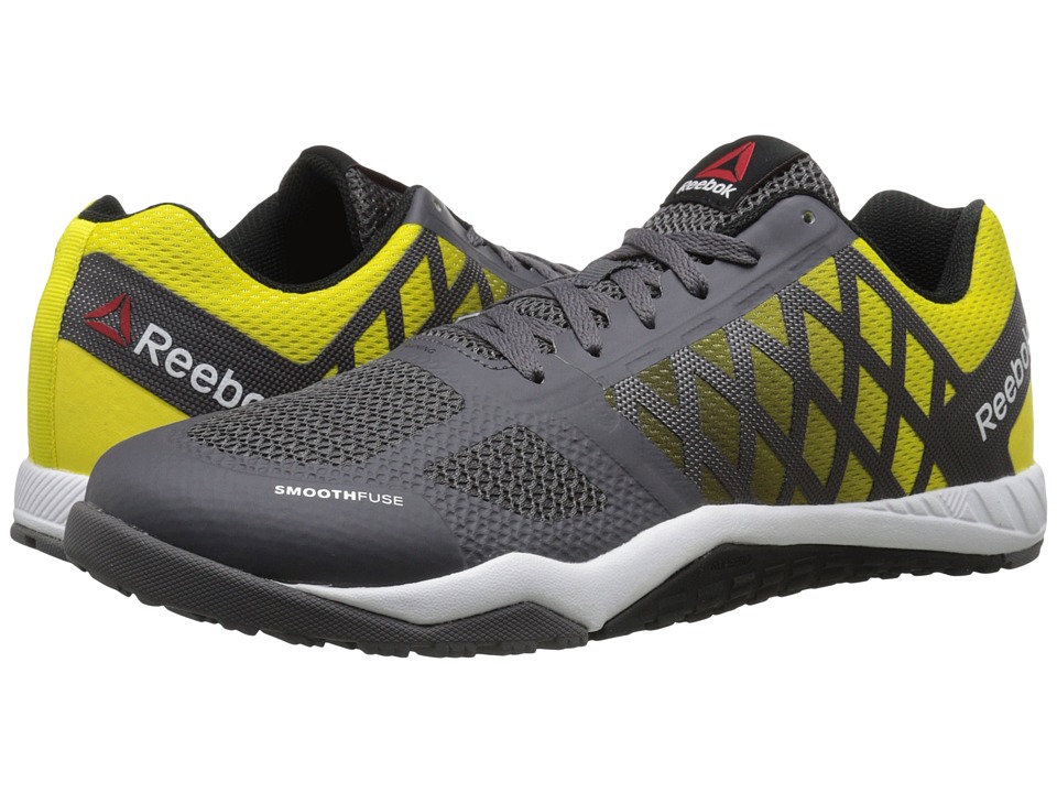 Reebok - Ros Workout TR (Ash Grey/Yellow Spark/Black/White) Men