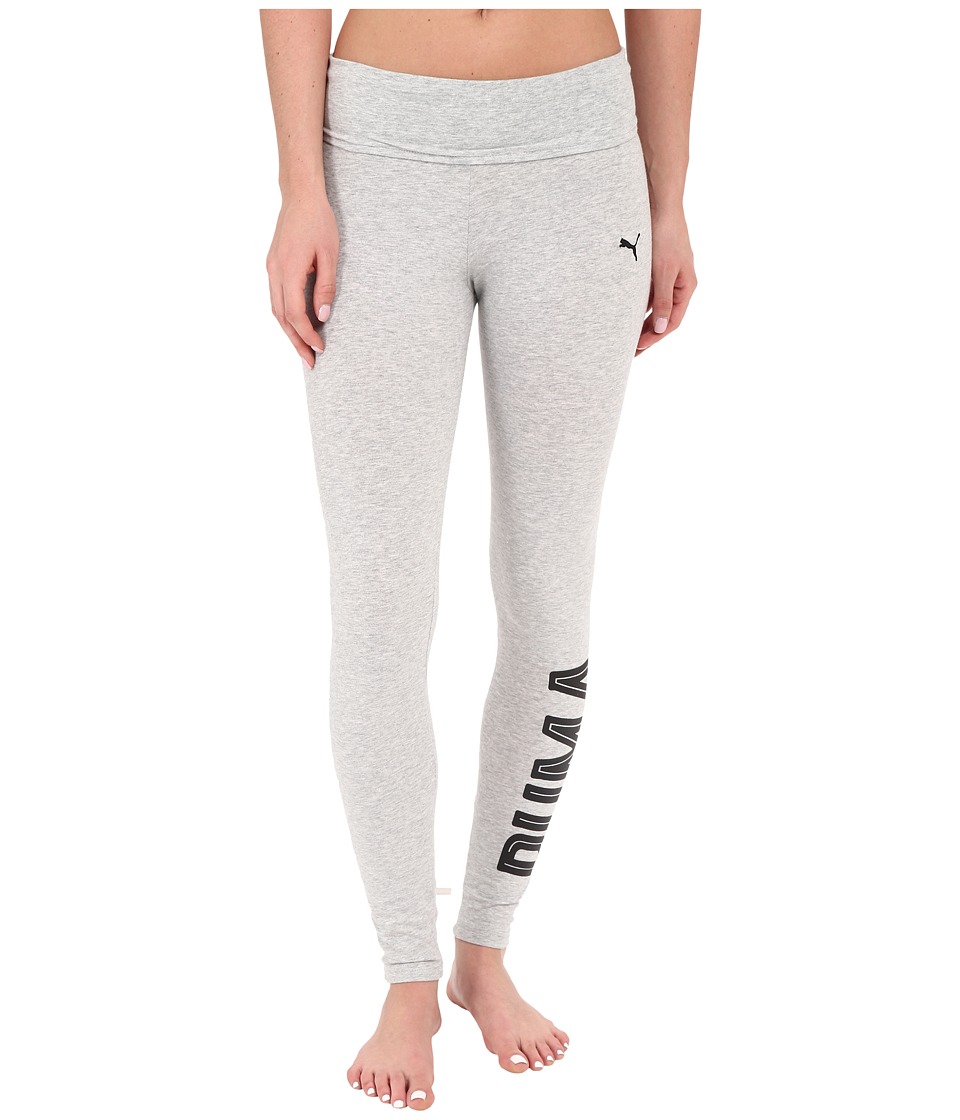 PUMA Style Swagger Leggings (Light Gray Heather) Women