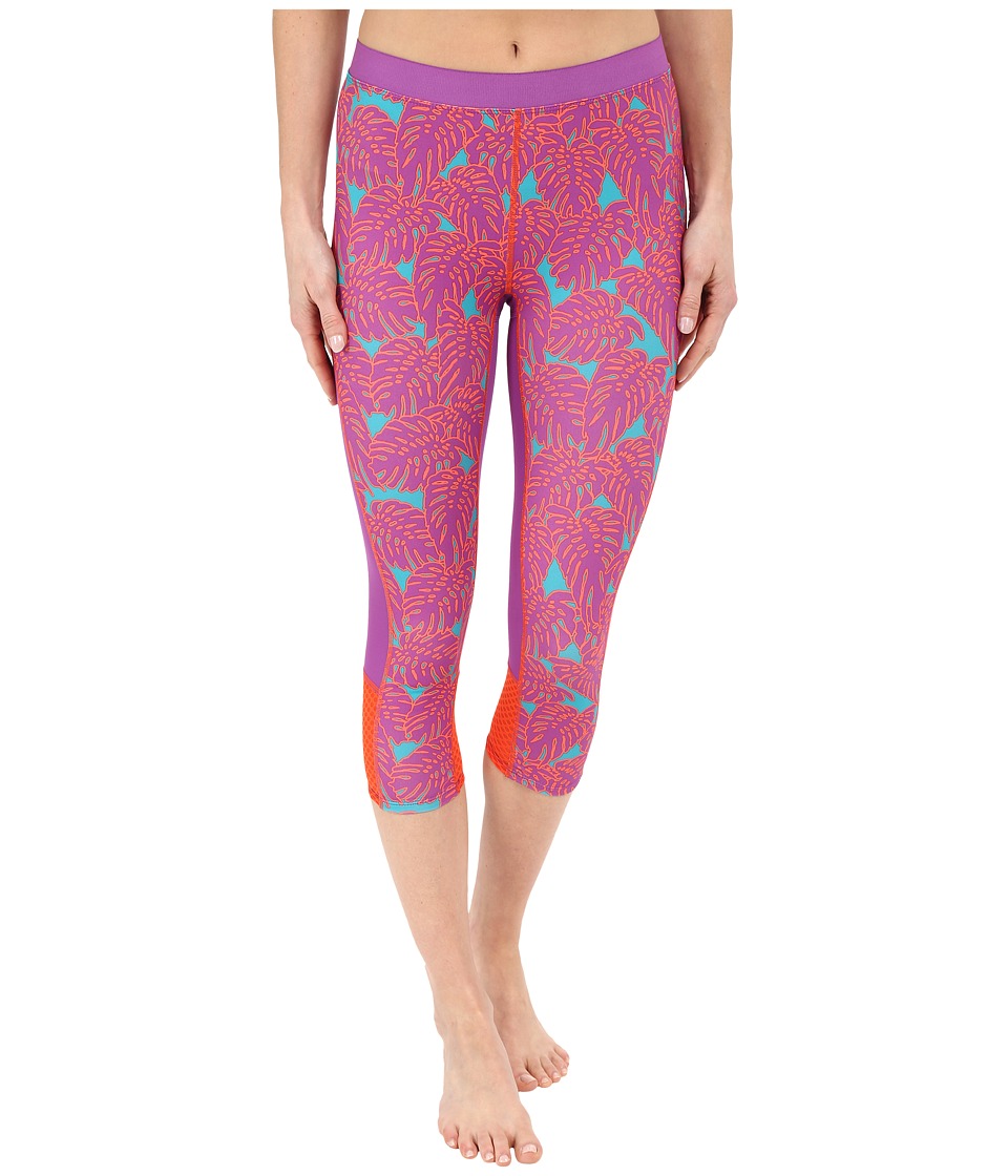 Merrell Mistique Capri Tights (Hyacinth Violet Print) Women