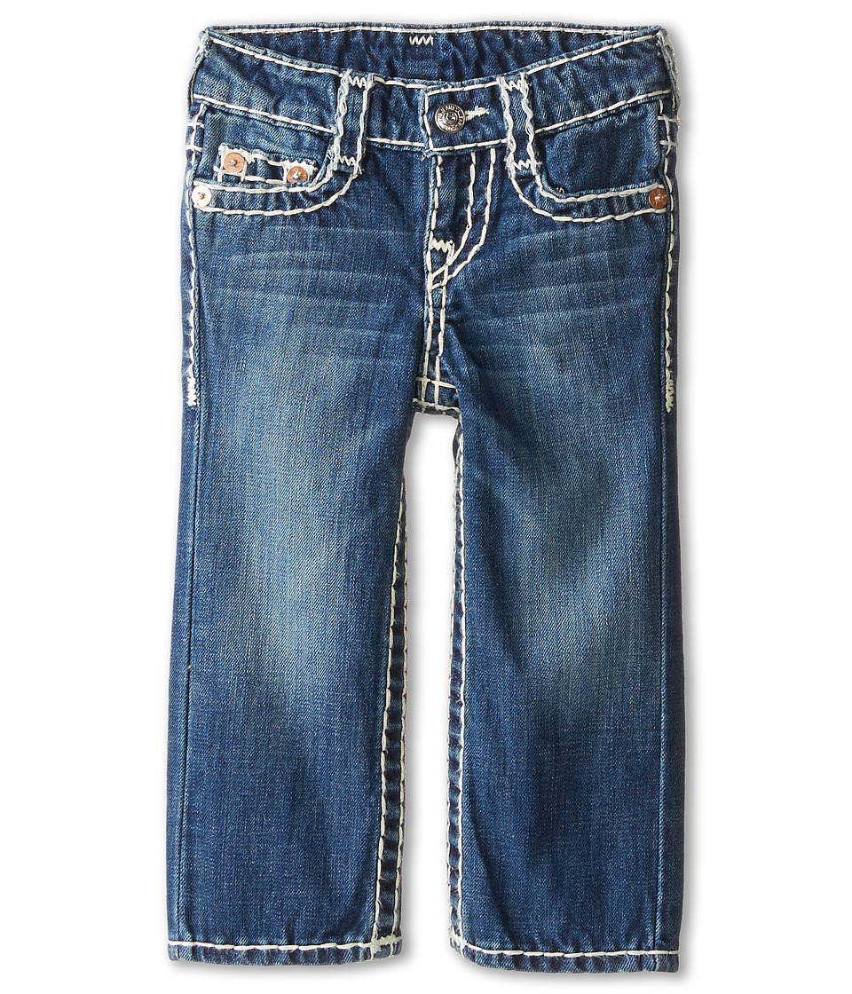 True Religion Kids Ricky Straight Fit Natural Super T in Altitude (Toddler/Little Kids) (Altitude) Boy