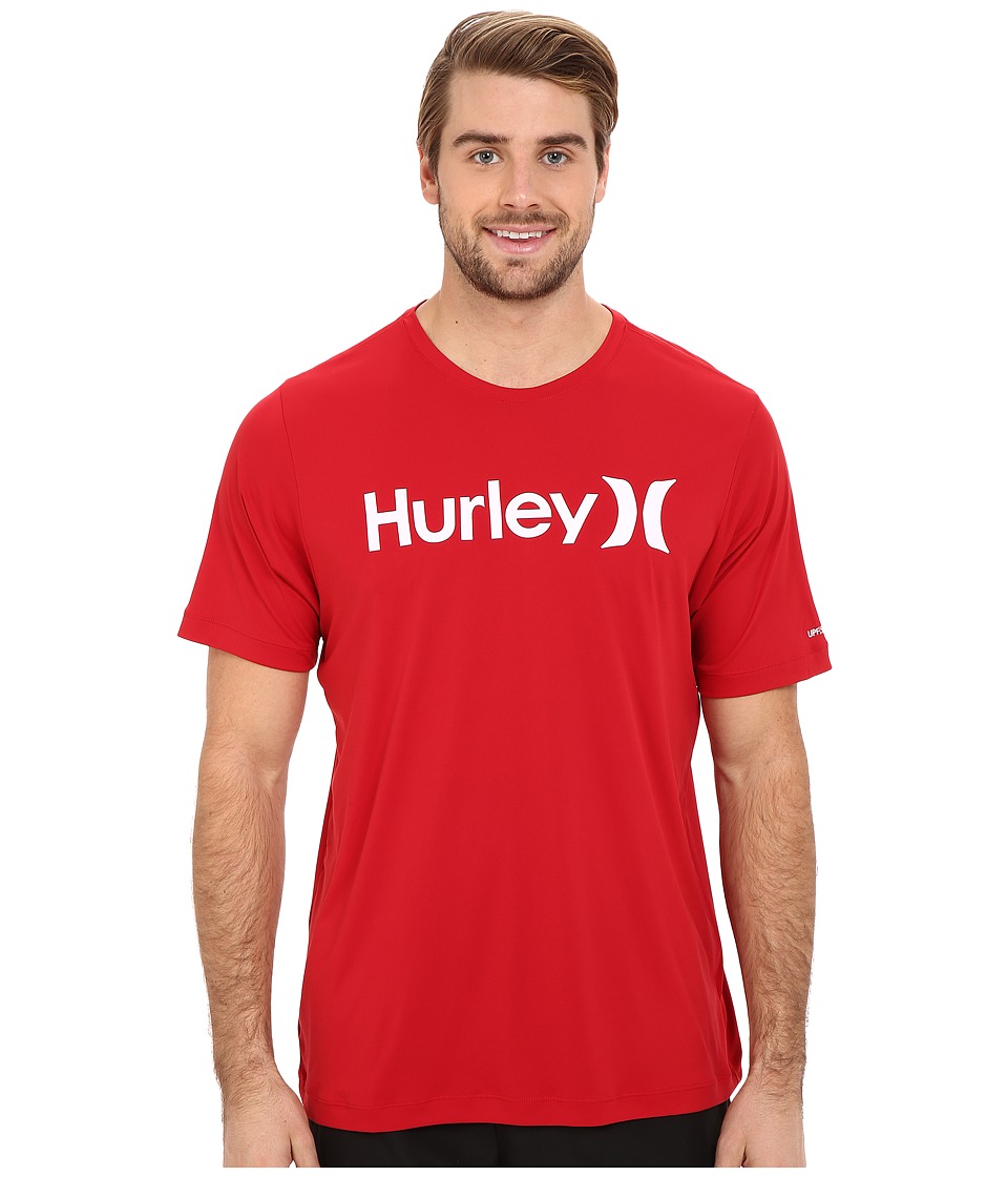 Hurley Dri-Fit One and Only Surf Tee (Gym Red) Men