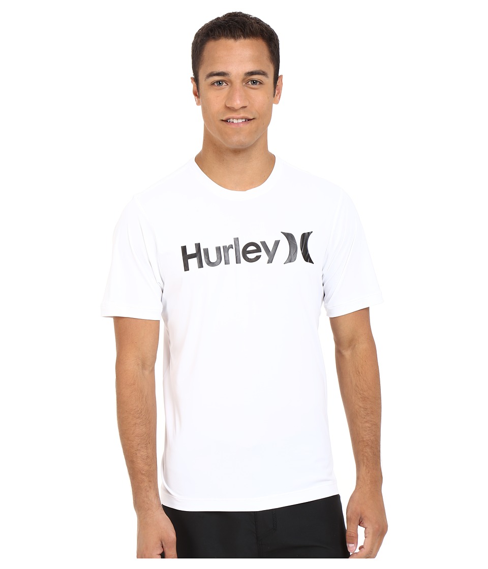 Hurley Dri-Fit One and Only Surf Tee (White) Men