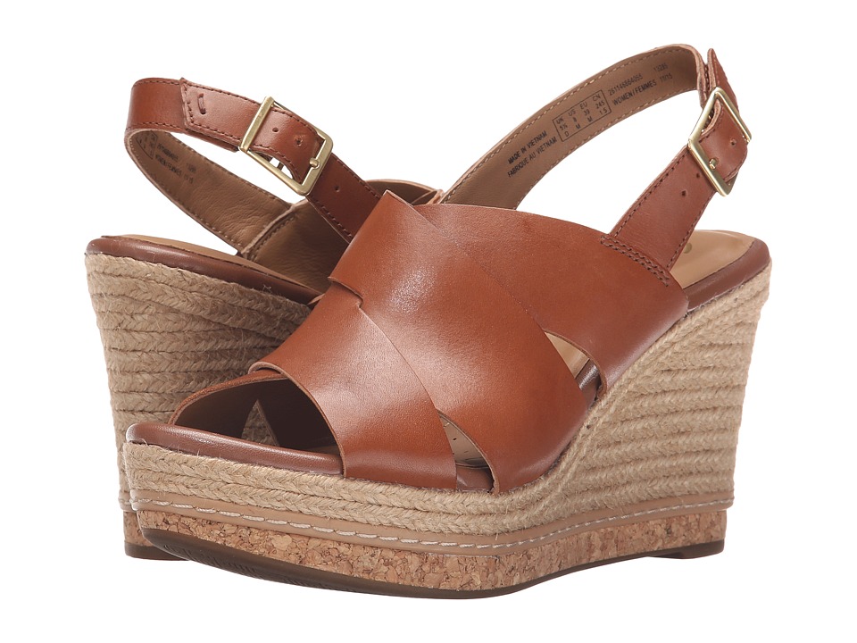 Clarks Amelia Dally (Nutmeg Leather) Women