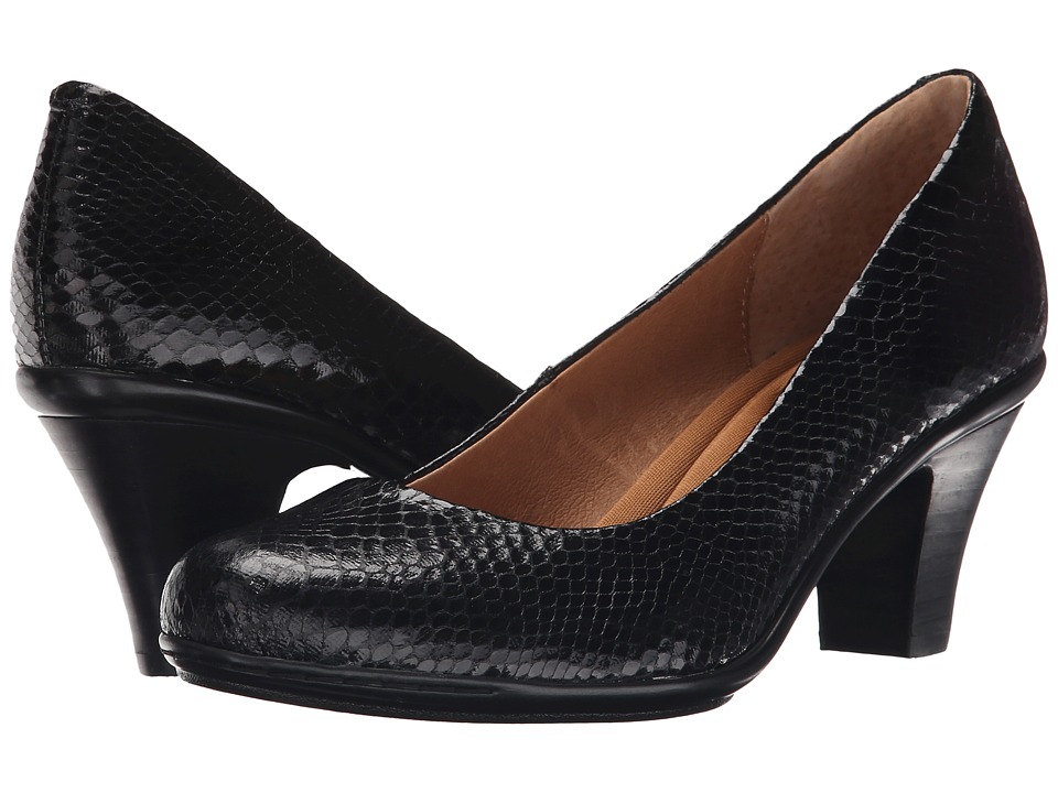 Sofft Velma (Black Snake Print) High Heels