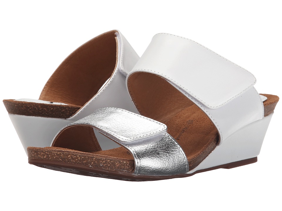 Sofft Vangie (White/Silver Lucky Calf) Women