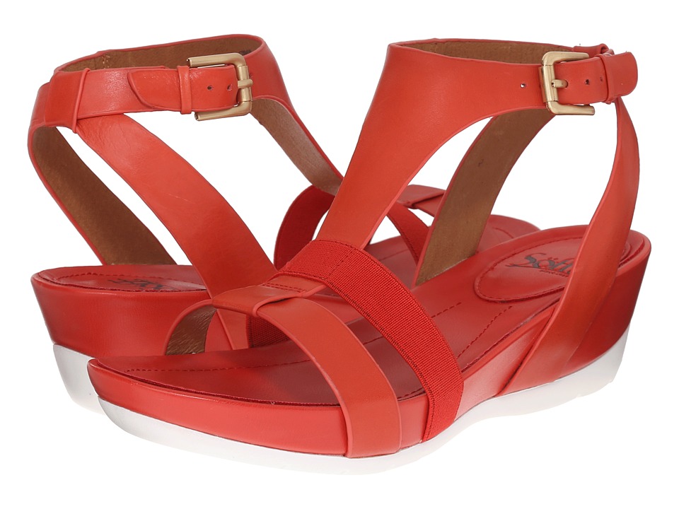Sofft - Contessa (Red Tangerine Lucky Calf Milled) Women