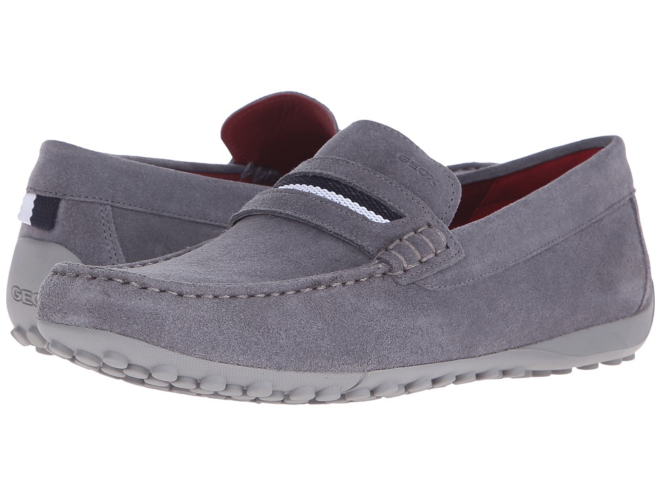 Geox - Uomo Snake Mocassino 11 (Dark Grey) Men