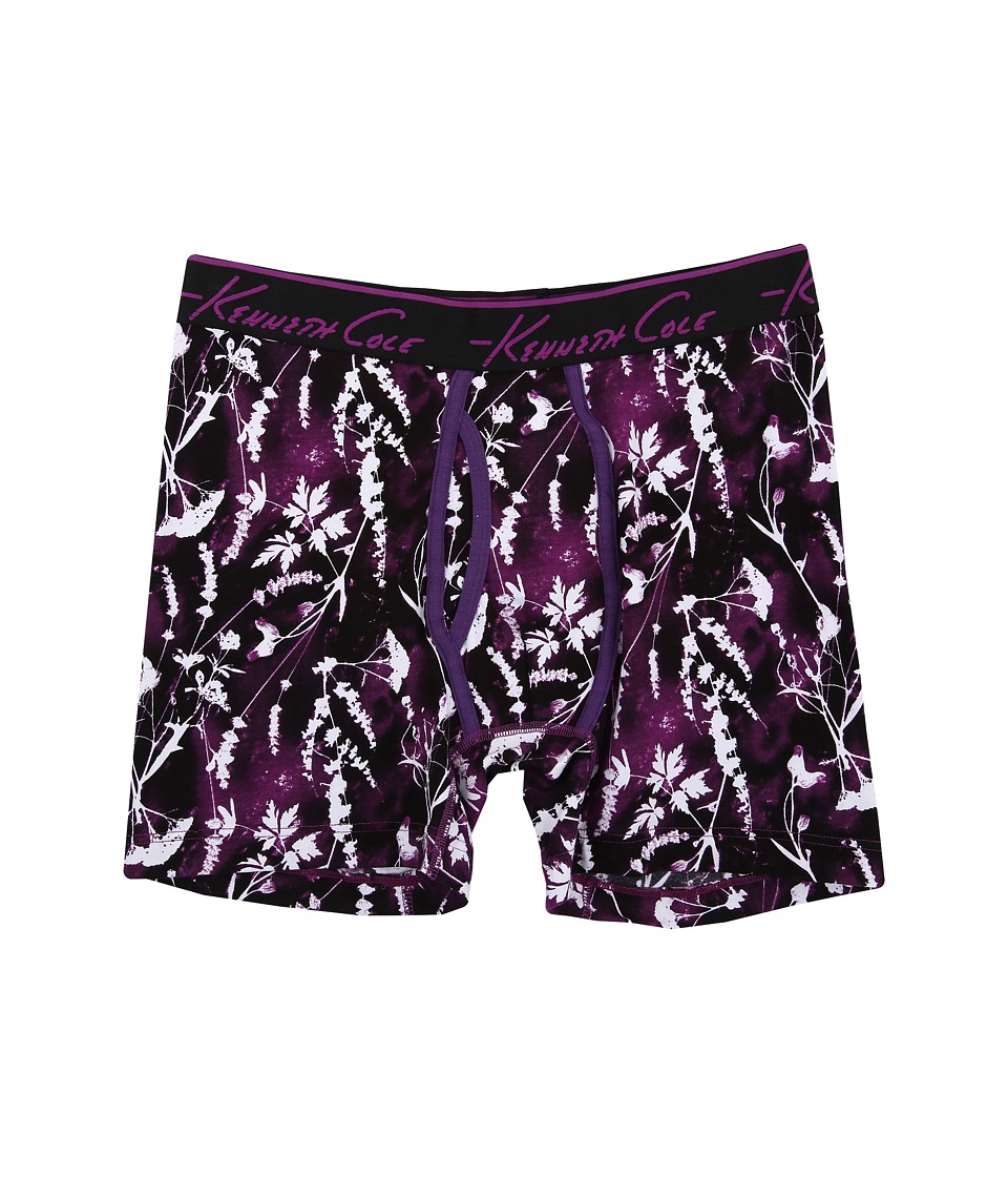 UPC 888113229163 product image for Kenneth Cole Reaction - Boxer Brief (Purple Flower) Men's Underwear | upcitemdb.com