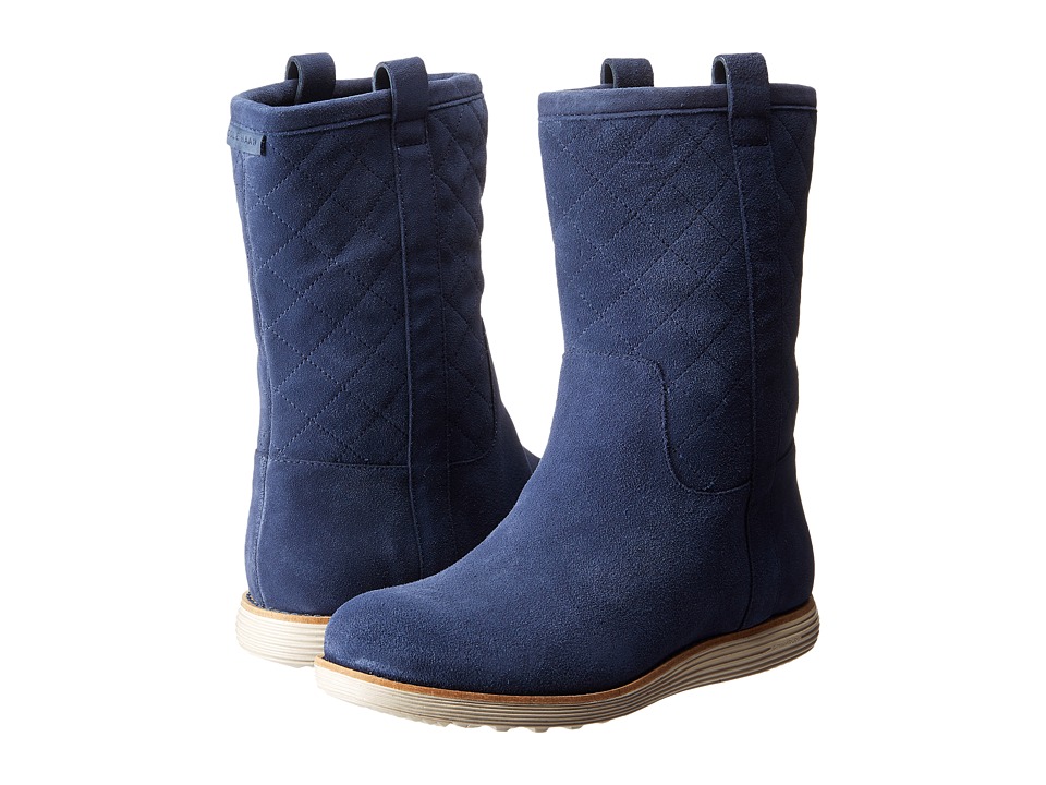Cole Haan Roper Grand Boot (Blazer Blue Suede) Women
