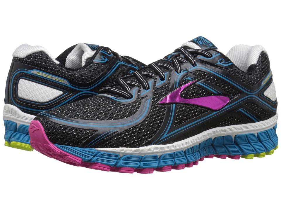 Brooks - Adrenaline GTS 16 (Black/AtomicBlue/LimePunch) Women