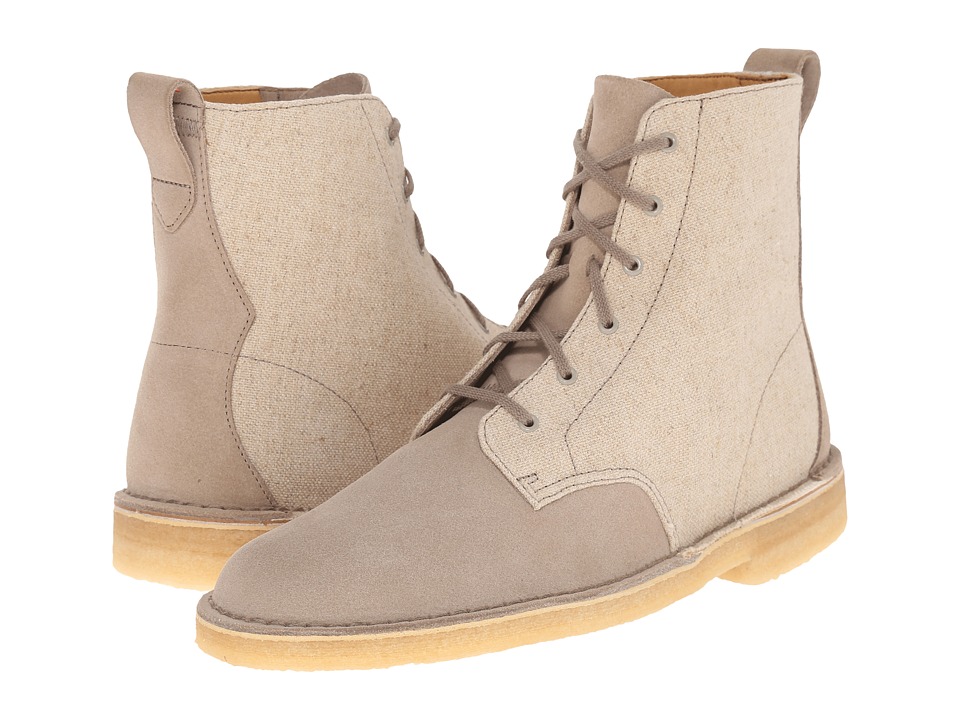 Clarks Desert Mali Boot (Sand Suede/Canvas Combination) Men