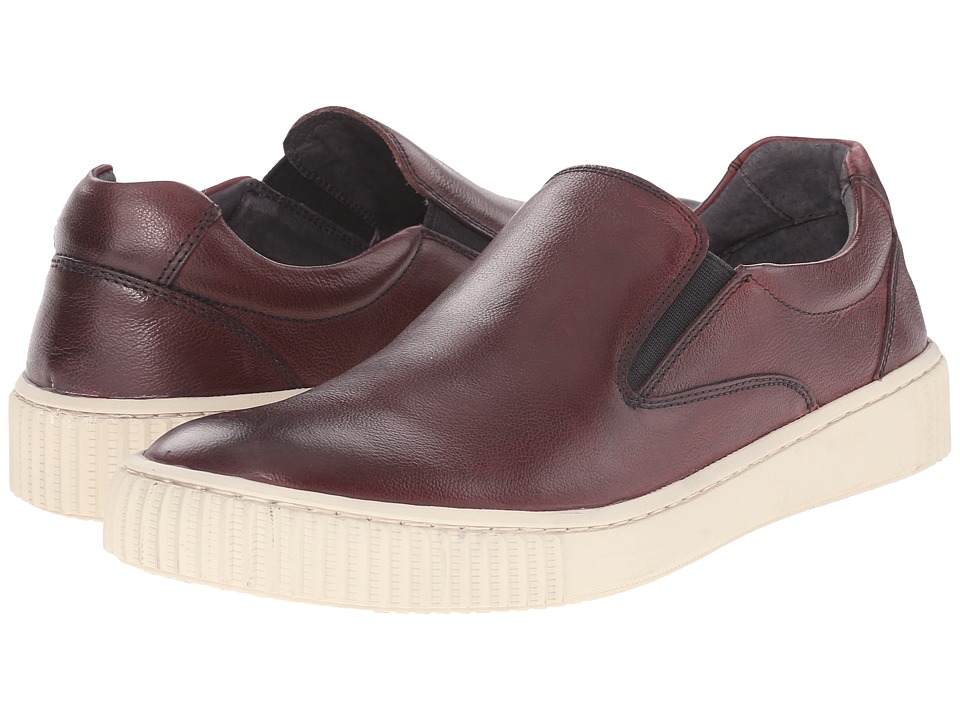 John Varvatos - Bedford Slip-On (Crimson) Men