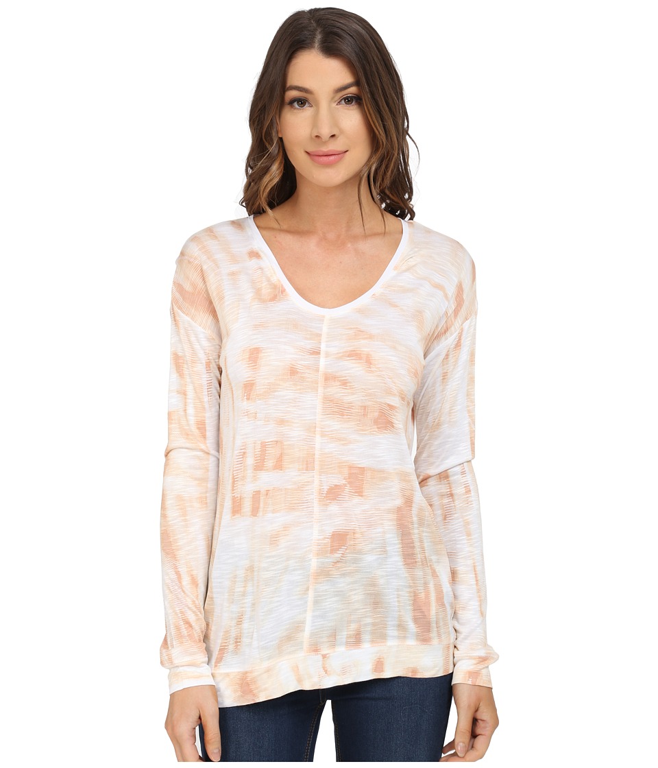 Calvin Klein Jeans Long Sleeve Downtown Tee (Nude) Women