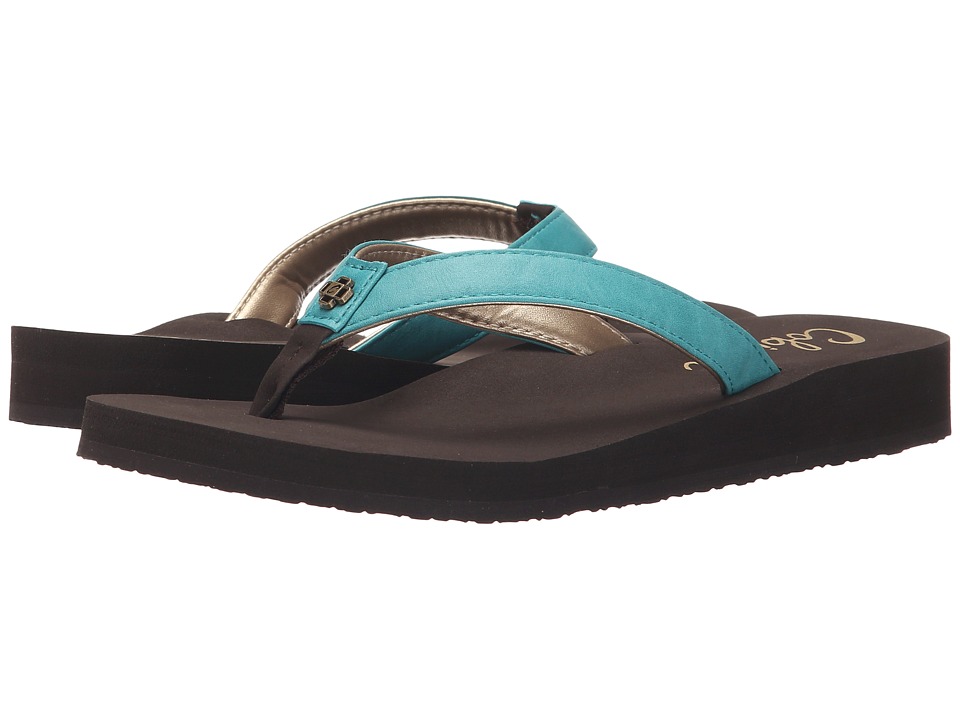 UPC 840207123535 product image for Cobian - Skinny Bounce (Teal) Women's Sandals | upcitemdb.com