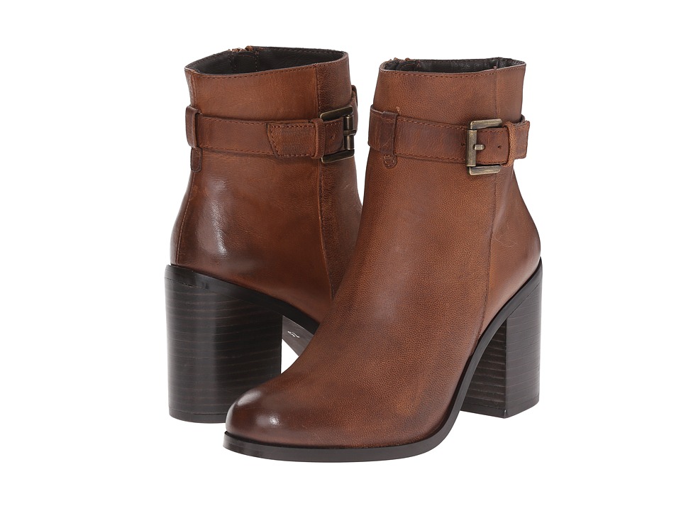 Steve Madden - Porshia (Cognac Leather) Women