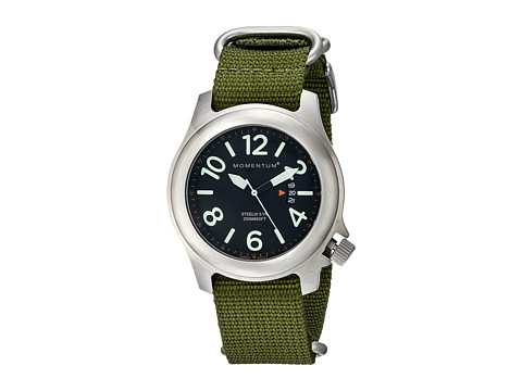 UPC 627496712851 product image for Momentum by St. Moritz - Steelix (Black/Green) Watches | upcitemdb.com